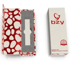 Custom Flip Top Cosmetic Drawer Printed Rigid Cardboard Box with Magnetic Closure Embossing Paper Packaging Pre and Roll Box